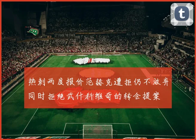 热刺两度报价范赫克遭拒仍不放弃同时拒绝武什科维奇的转会提案